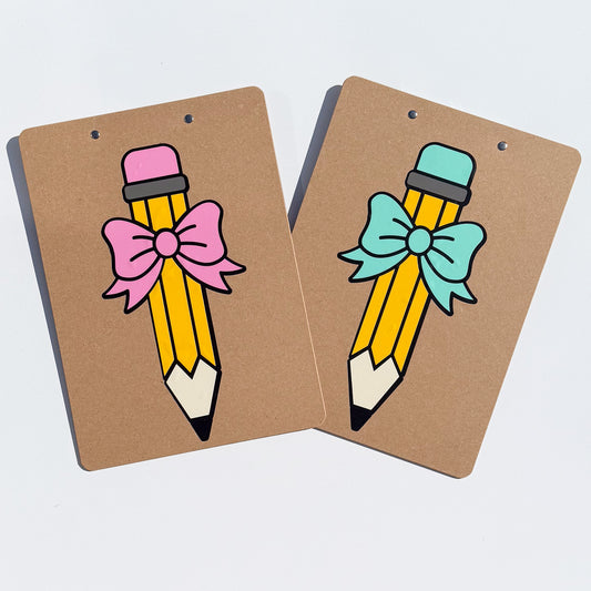 Pencil Bow Clipboard